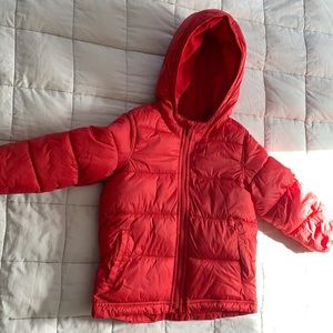 Old Navy 4T red puffer coat